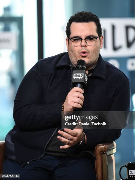 Josh Gad attends the Build Series to discuss the new movie 'Marshall' at Build Studio on September 25, 2017 in New York City.