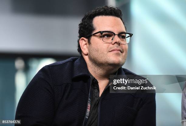 Josh Gad attends the Build Series to discuss the new movie 'Marshall' at Build Studio on September 25, 2017 in New York City.