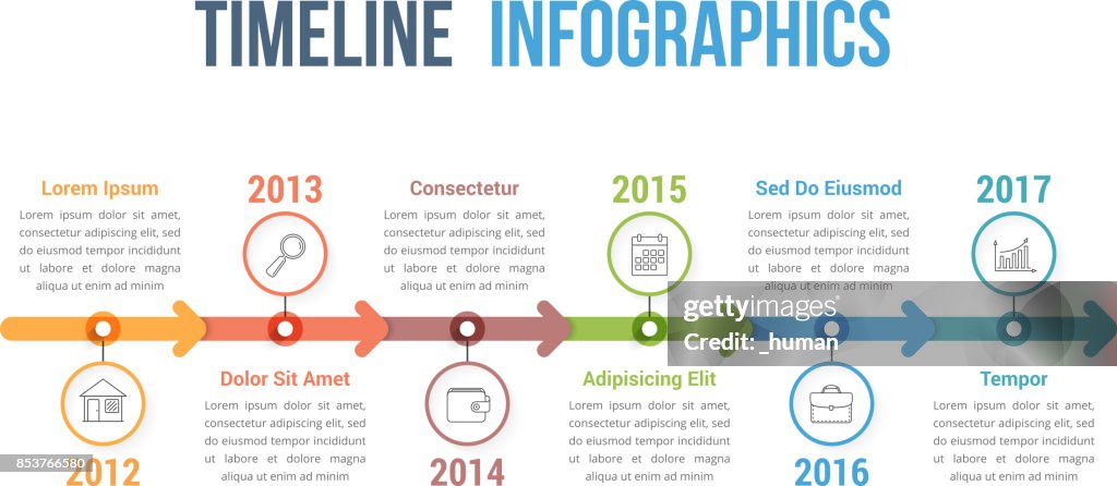 Timeline Inmages Timeline Infographics High-Res Vector Graphic - Getty Images