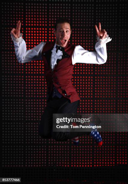 Figure skater Jason Brown poses for a portrait during the Team USA Media Summit ahead of the PyeongChang 2018 Olympic Winter Games on September 25,...