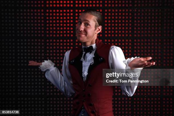 Figure skater Jason Brown poses for a portrait during the Team USA Media Summit ahead of the PyeongChang 2018 Olympic Winter Games on September 25,...