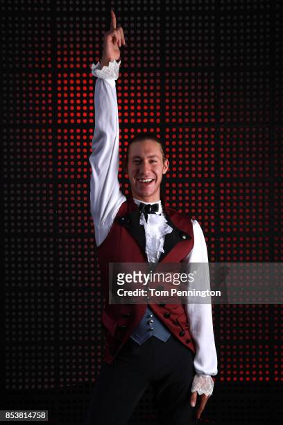 Figure skater Jason Brown poses for a portrait during the Team USA Media Summit ahead of the PyeongChang 2018 Olympic Winter Games on September 25,...