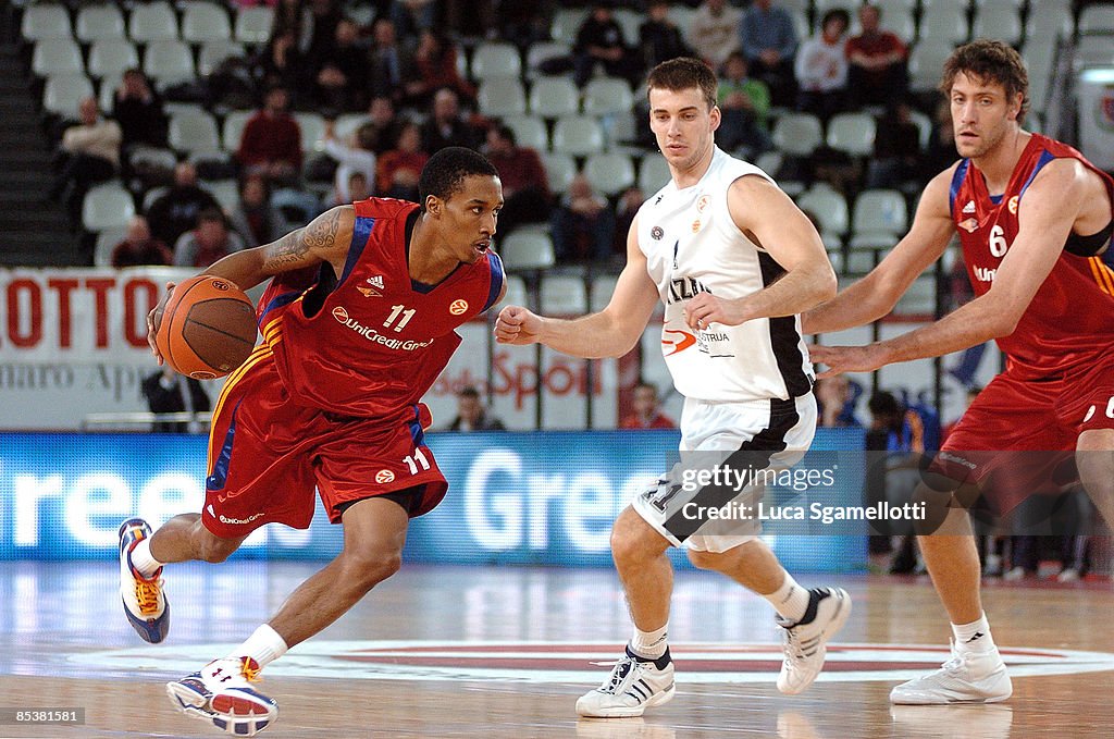 Lottomatica Roma v Partizan Belgrade - Euroleague Basketball Top 16 Game 6