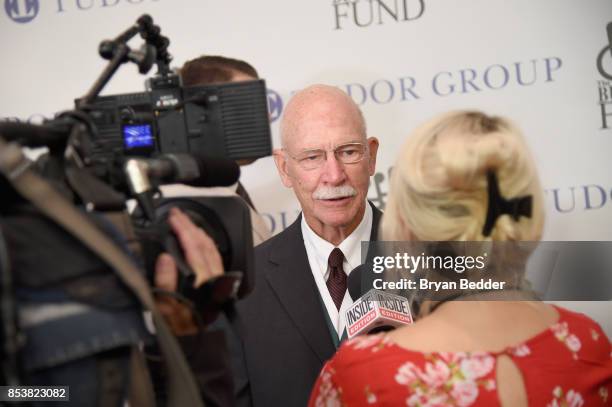 Dick Anderson attends the 32nd Annual Great Sports Legends Dinner To Benefit The Miami Project/Buoniconti Fund To Cure Paralysis Legends Reception at...