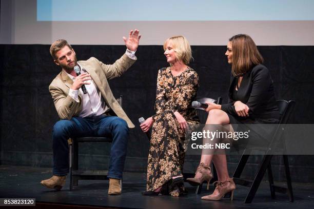 Boston Film Festival -- Pictured: Mike Vogel, Anne Heche, Jackie Bruno, NBC Boston --