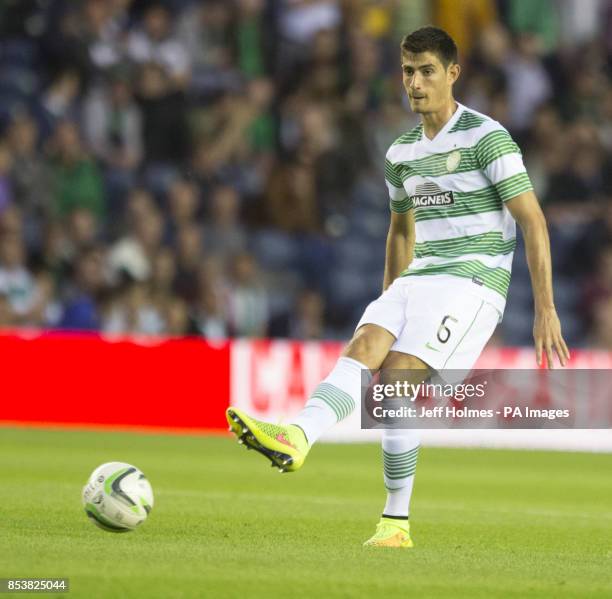 Celtic's Nir Biton during the Champions League Qualifying at Murrayfield, Edinburgh.