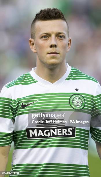 Celtic's Callum McGregor during the Champions League Qualifying at Murrayfield, Edinburgh.