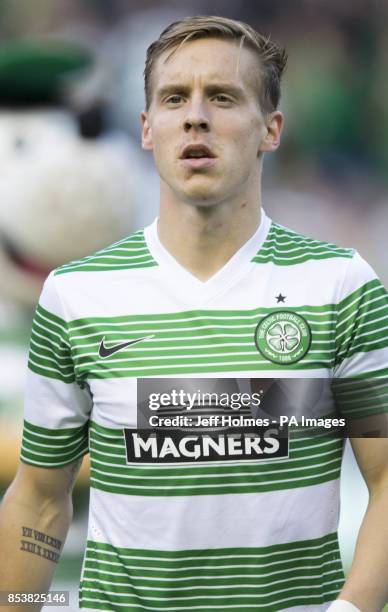 Celtic's Stefan Johansen during the Champions League Qualifying at Murrayfield, Edinburgh.