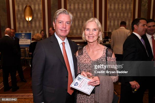 Event Chair Mark Dalton and Susan Dalton attend the 32nd Annual Great Sports Legends Dinner To Benefit The Miami Project/Buoniconti Fund To Cure...