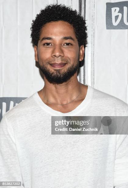 Jussie Smollett attends the Build Series to discuss the show 'Empire' at Build Studio on September 25, 2017 in New York City.