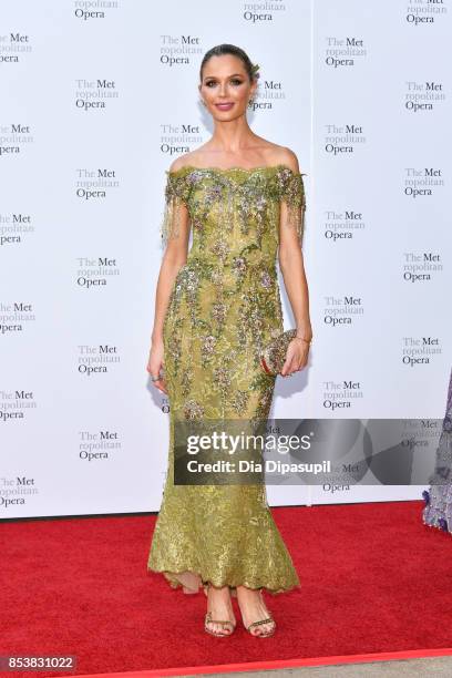 Georgina Chapman attends the 2017 Metropolitan Opera Opening Night at The Metropolitan Opera House on September 25, 2017 in New York City.