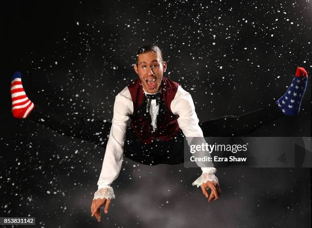 Figure skater Jason Brown poses for a portrait during the Team USA Media Summit ahead of the PyeongChang 2018 Olympic Winter Games on September 25,...