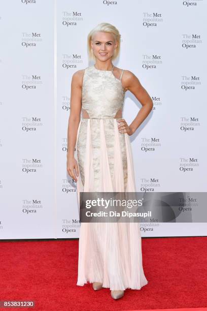 Erin Richards attends the 2017 Metropolitan Opera Opening Night at The Metropolitan Opera House on September 25, 2017 in New York City.