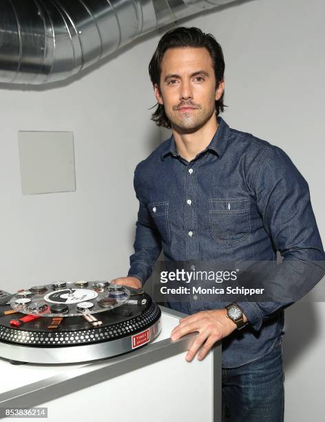 Milo Ventimiglia attends TIMEX & Milo Ventimiglia Present We Are TIMEX Fall 2017 Collection Review on September 25, 2017 in New York City.