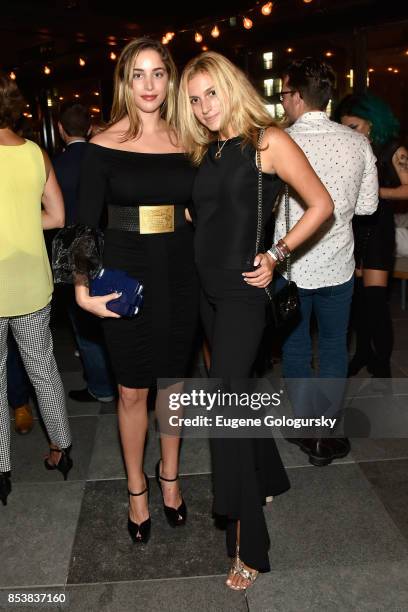 Guests attend the celebration of DuJour's fall cover star Uma Thurman at The Magic Hour at Moxy Times Square on September 25, 2017 in New York City.