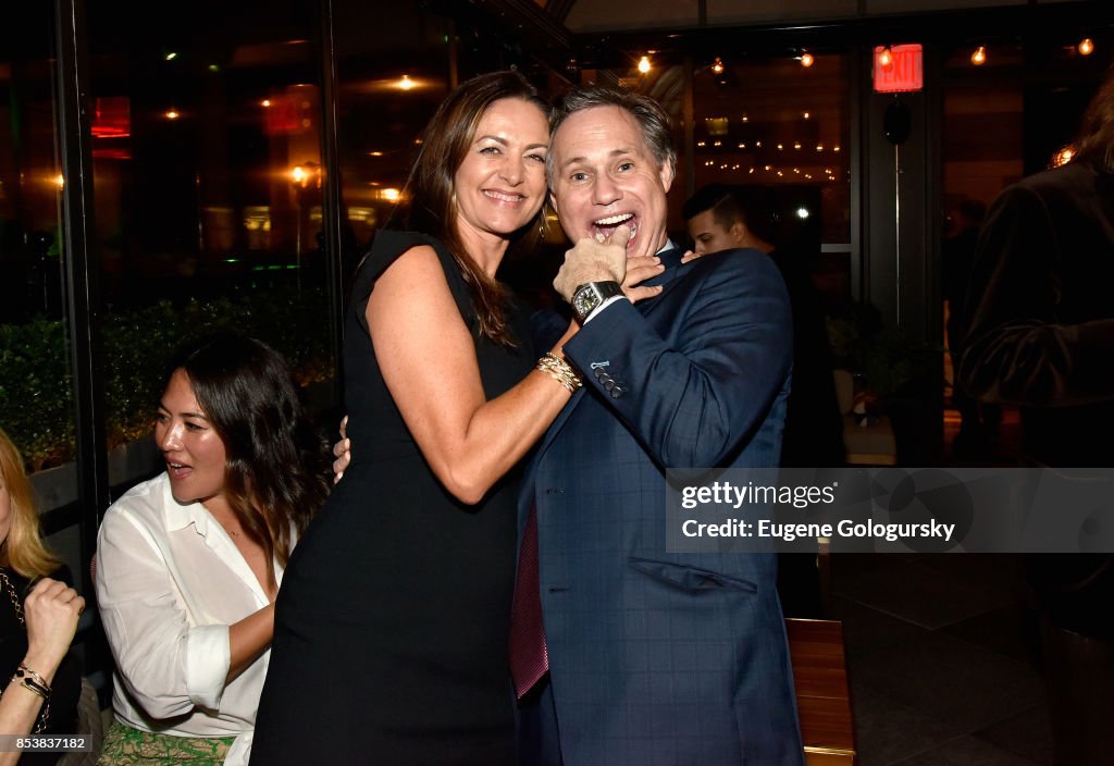 Maria Valim and Jason Binn attend the celebration of DuJour's fall