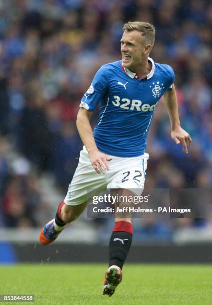 Rangers Dean Shiels during the Scottish Championship match at Ibrox, Glasgow.