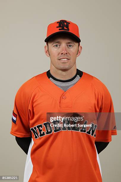 Michael Duursma of the Netherlands team poses during a 2009 World Baseball Classic Photo Day on Monday, March 2, 2009 in Bradenton, Florida.