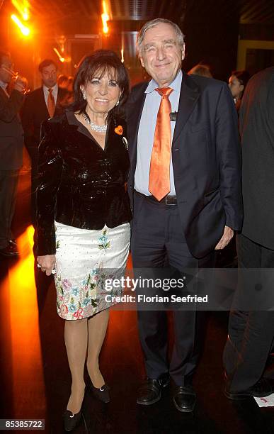 Regine Sixt and husband Erich Sixt attend 'The Night The Winners Meet - Sixt Party' at the Mini branch on March 11, 2009 in Berlin, Germany.