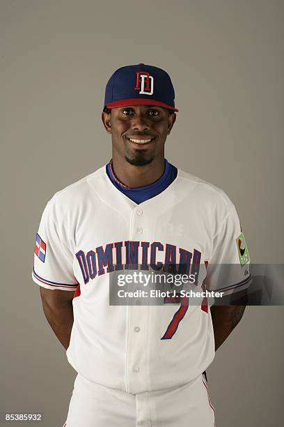 Reyes_Jose of team Dominican Republic poses during a 2009 World Baseball Classic Photo Day on Monday, March 2, 2009 in Jupiter, Florida.