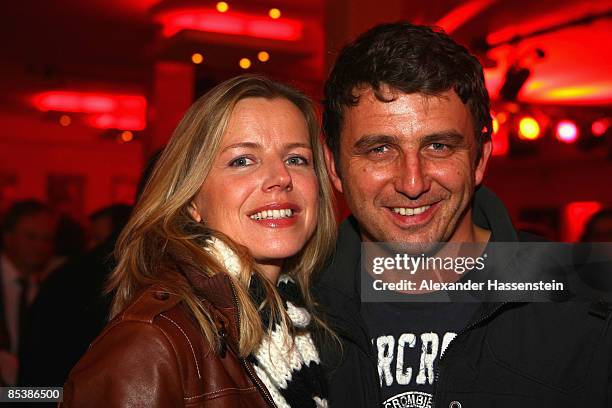 Hans Sigl and Susanne Sigl attend the NdF After Work Party at the 8Seasons Club on March 11, 2009 in Munich, Germany.