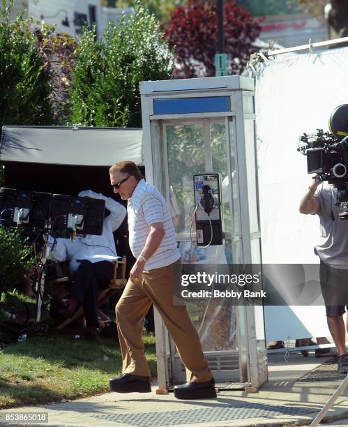 Robert De Niro as Frank "The Irishman" Sheeran on the set of The Irishman on September 25, 2017 in New York City.