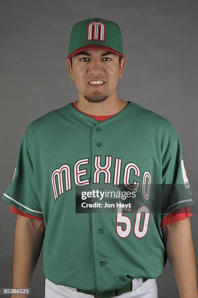Augstin Murillo of team Mexico poses during a 2009 World Baseball Classic Photo Day on Monday, March 2, 2009 in Tucson, Arizona.