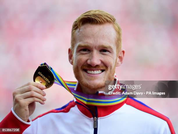 Greg Rutherford Podium 1,515 Davy Medal Stock Photos, High-Res Pictures, and Images - Getty Images