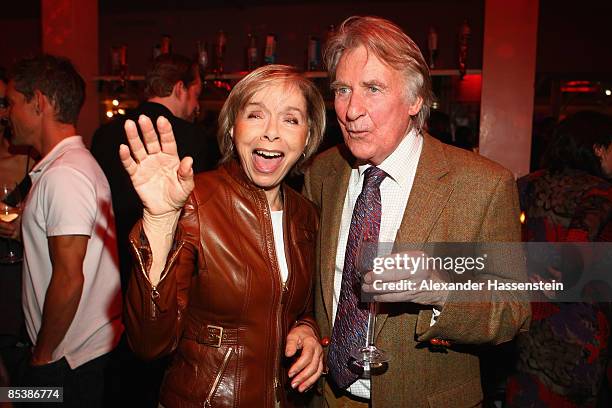 Monika Peitsch and Guenther Schramm attend the NdF After Work Party at the 8Seasons Club on March 11, 2009 in Munich, Germany.