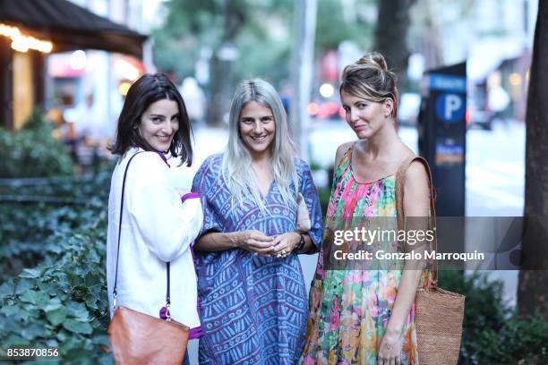 Gaby Bonetty, Vega Royo Villanova and Phoebe Stephens attend the Creel and Gow hosts "Haute Bohemians" book signing with Miguel Flores-Vianna and Amy...