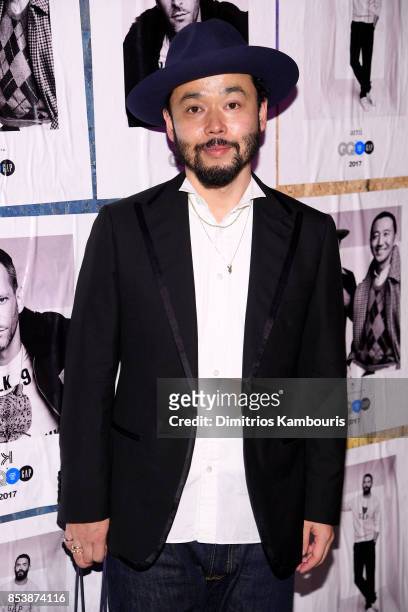 United Arrows Designer Poggy attends GQ x GAP: Coolest Designers on the Planet 2017 at St. Ann's Warehouse on September 25, 2017 in New York City.