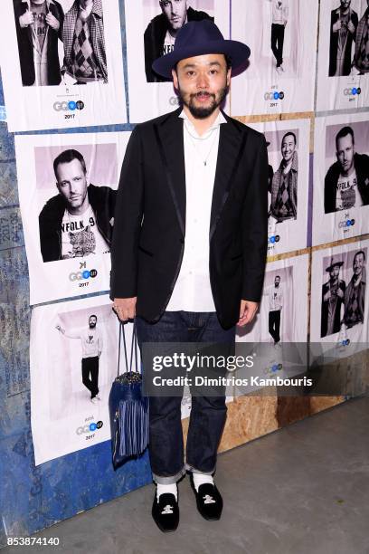 United Arrows Designer Poggy attends GQ x GAP: Coolest Designers on the Planet 2017 at St. Ann's Warehouse on September 25, 2017 in New York City.