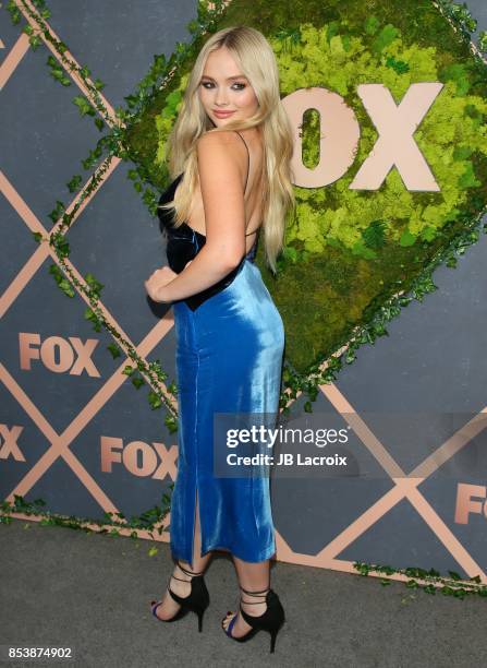 Natalie Alyn Lind attends the FOX Fall Party on September 25, 2017 in Los Angeles, California.