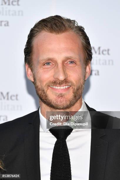 Jesper Vesterstrom attends the 2017 Metropolitan Opera Opening Night at The Metropolitan Opera House on September 25, 2017 in New York City.