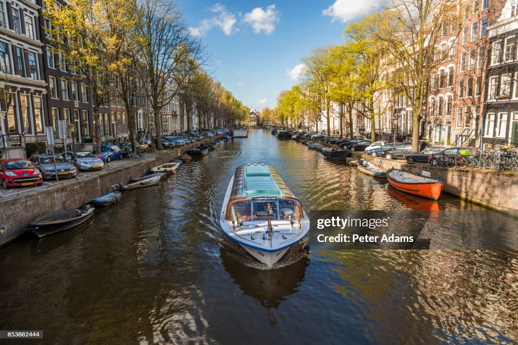 Canal in central Amsterdam