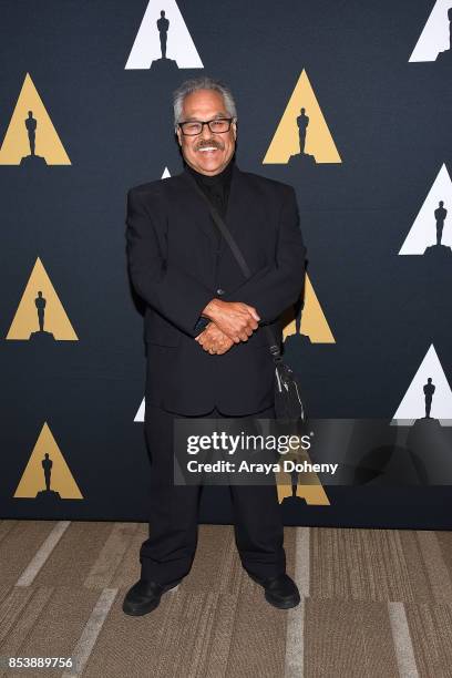 Luis Valdez attends the Academy Museum of Motion Pictures Screens "Zoot Suit" at AMPAS Samuel Goldwyn Theater on September 25, 2017 in Beverly Hills,...