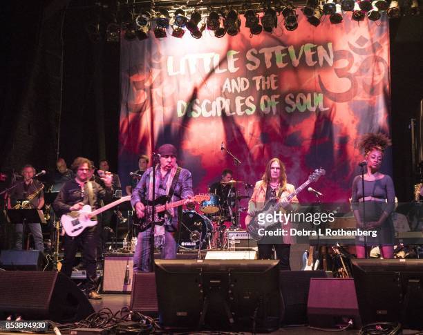 Little Steven And The Disciples Of Soul perform live in concert at the Gramercy Theatre on September 25, 2017 in New York City.
