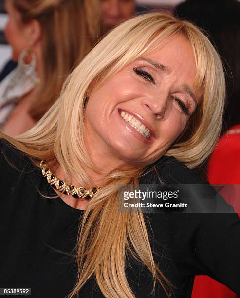 Kim Richards arrives at the Los Angeles premiere of "Race To Witch Mountain" at the El Capitan Theatre on March 11, 2009 in Hollywood, California.