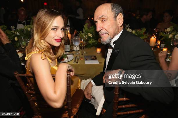 Jemima Kirke and F. Murray Abraham attend Metropolitan Opera Opening Night Gala at Lincoln Center on September 25, 2017 in New York City.