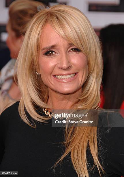 Kim Richards arrives at the Los Angeles premiere of "Race To Witch Mountain" at the El Capitan Theatre on March 11, 2009 in Hollywood, California.