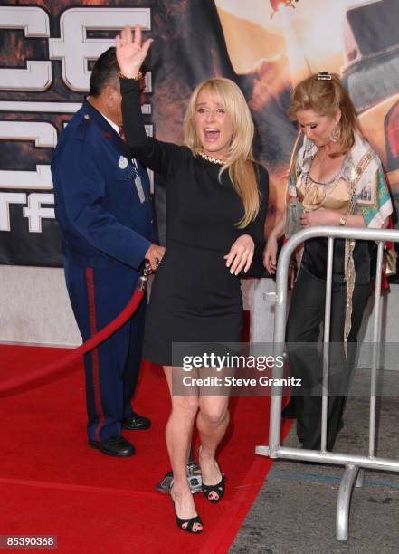 Kim Richards arrives at the Los Angeles premiere of "Race To Witch Mountain" at the El Capitan Theatre on March 11, 2009 in Hollywood, California.