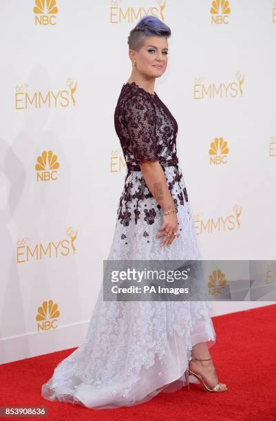 Kelly Osbourne arriving at the EMMY Awards 2014 at the Nokia Theatre in Los Angeles, USA.