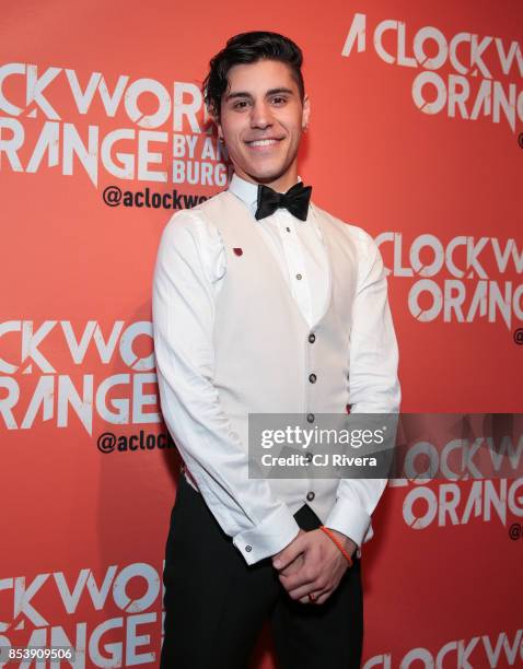 Aleksander Varadian attends the Off-Broadway opening night of 'A Clockwork Orange' at New World Stages on September 25, 2017 in New York City.