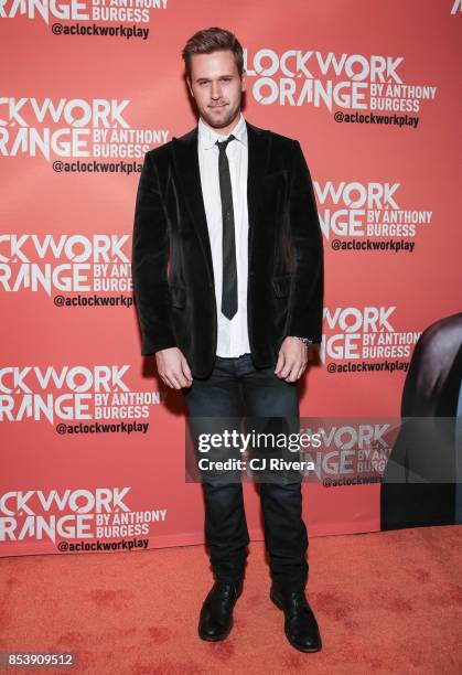 Actor Dan Amboyer attends the Off-Broadway opening night of 'A Clockwork Orange' at New World Stages on September 25, 2017 in New York City.