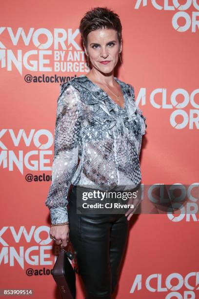 Jenn Colella attends the Off-Broadway opening night of 'A Clockwork Orange' at New World Stages on September 25, 2017 in New York City.