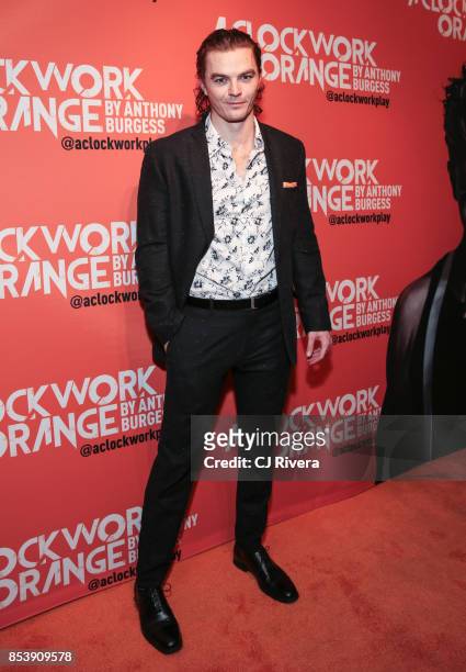 Sean Patrick Higgins attends the Off-Broadway opening night of 'A Clockwork Orange' at New World Stages on September 25, 2017 in New York City.