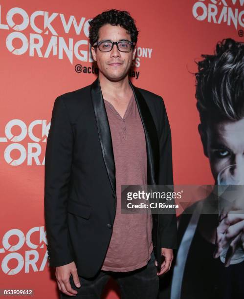Dan Domenech attends the Off-Broadway opening night of 'A Clockwork Orange' at New World Stages on September 25, 2017 in New York City.