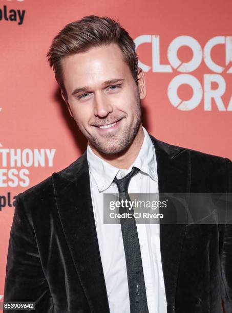 Actor Dan Amboyer attends the Off-Broadway opening night of 'A Clockwork Orange' at New World Stages on September 25, 2017 in New York City.