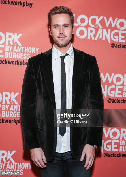 Actor Dan Amboyer attends the Off-Broadway opening night of 'A Clockwork Orange' at New World Stages on September 25, 2017 in New York City.