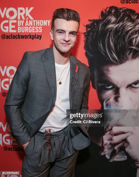 Actor Jonno Davies attends the Off-Broadway opening night of 'A Clockwork Orange' at New World Stages on September 25, 2017 in New York City.